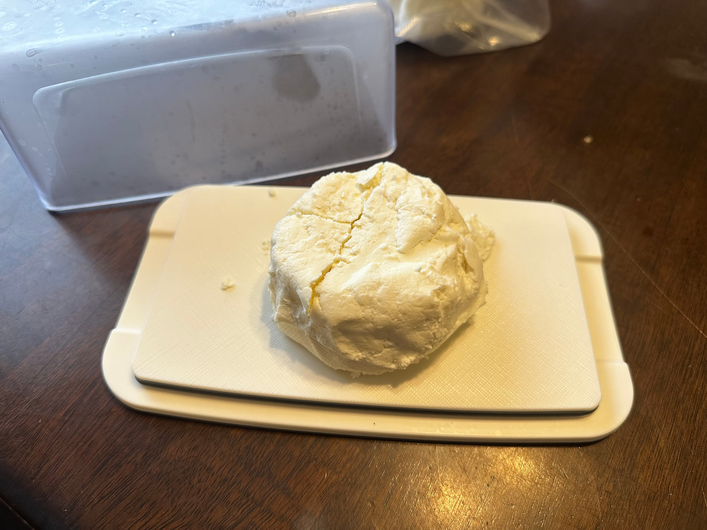 Unsalted goat cheese