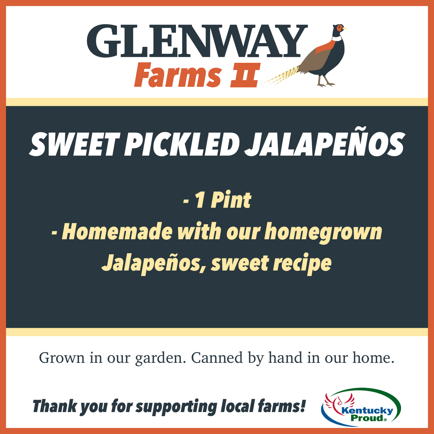 Sweet Pickled Jalapeños - 16 ounces