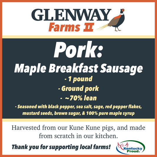 Maple breakfast sausage