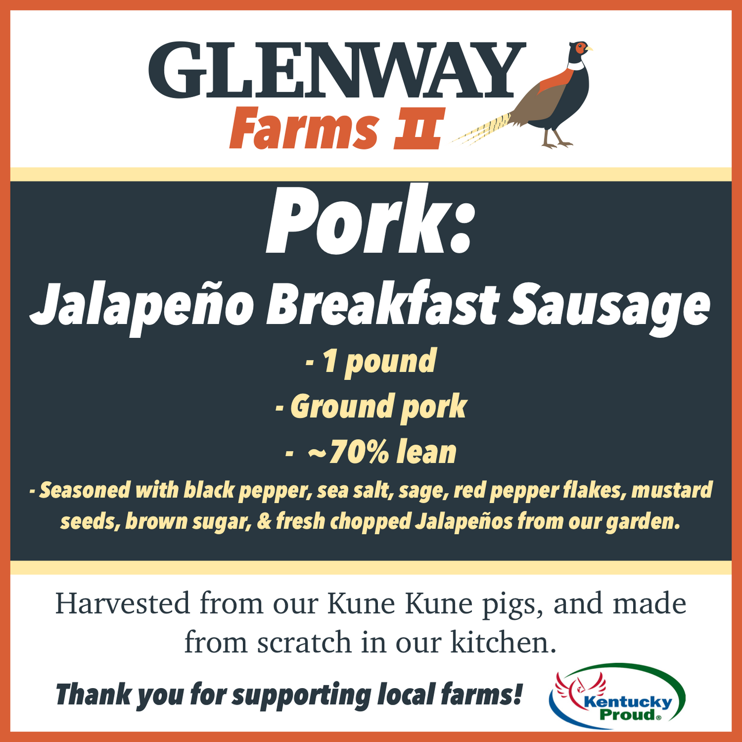 Jalapeño Breakfast Sausage