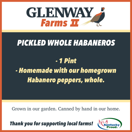 Whole Pickled Habanero Peppers - 16 ounces