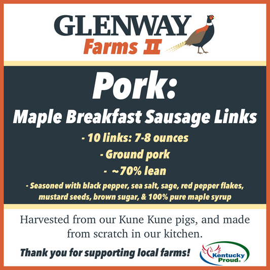 Maple breakfast sausage links