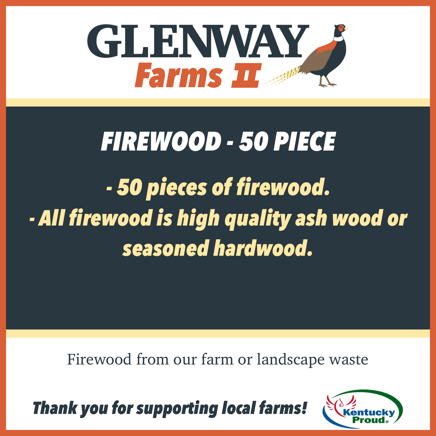 Fire wood (50 pieces)