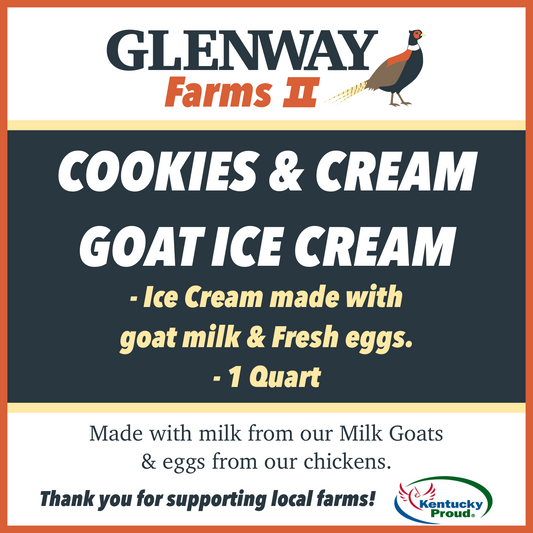 Cookies & Cream Goat Ice Cream