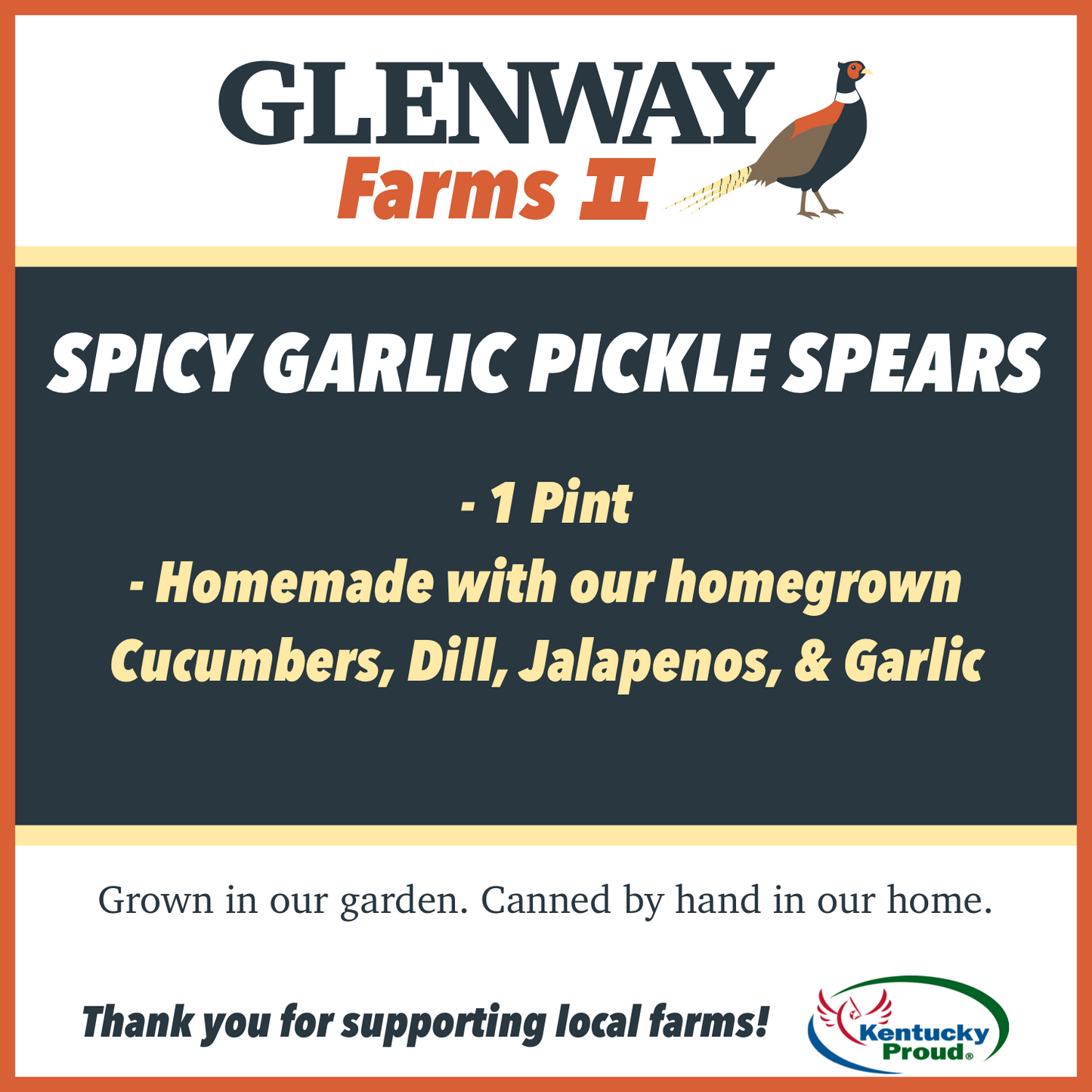 Spicy Garlic Pickle Spears - 16 ounces